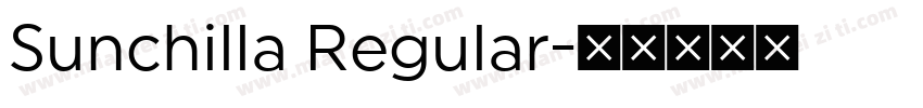 Sunchilla Regular字体转换